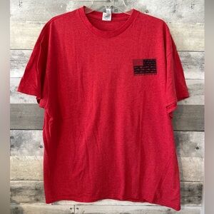 Men's Red Graphic T-Shirt
